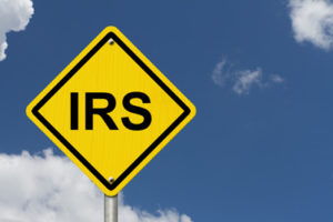 IRS Warning Sign