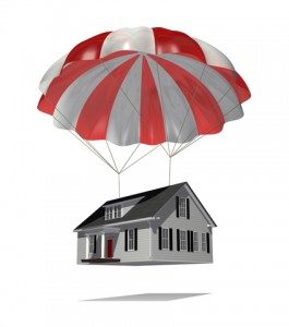 Flying House Illustration