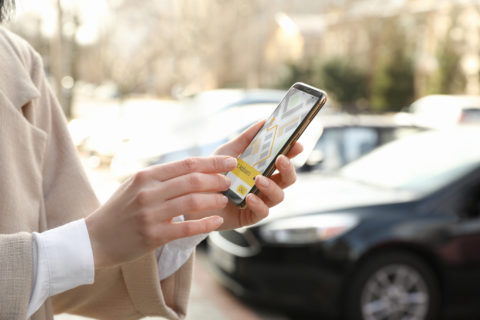 Rideshare Accidents - calling ride on smartphone