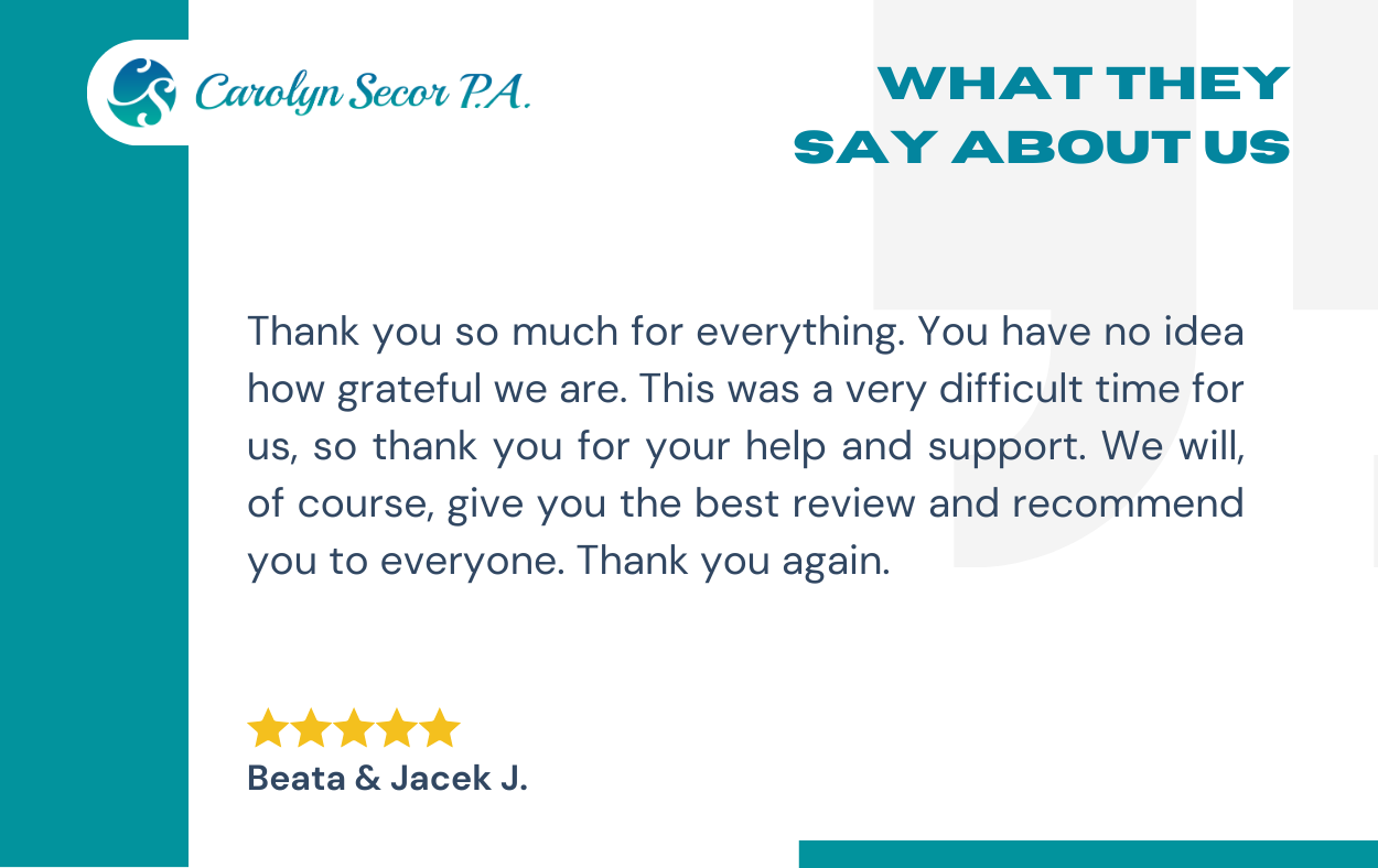 Beata & Jacek J. client review